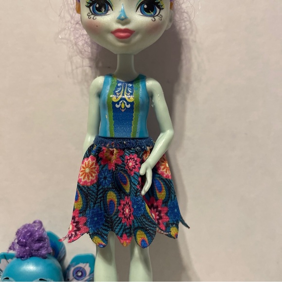 Enchantimals Doll 7" ~❤️~ Patter Peacock and Pet Flap 01 - Picture 5 of 7